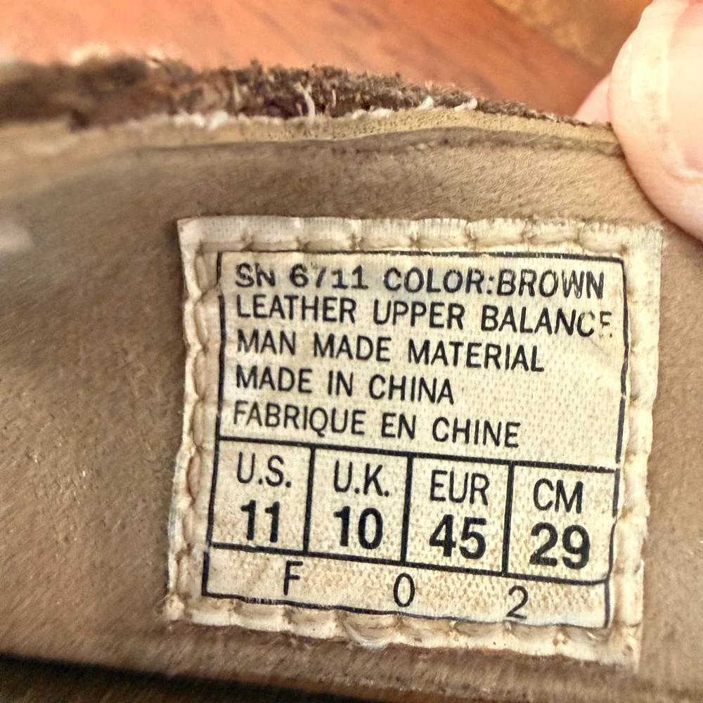 Sketcher's Men's Y2K Vintage Chunky Brown Leather Fisherman Sandal Size 11
